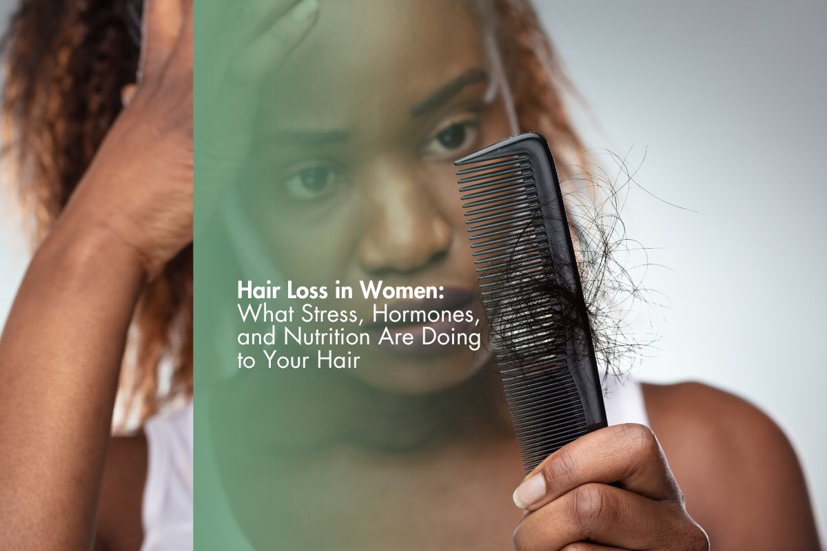 Hair Loss in Women: What Stress, Hormones, and Nutrition Are Doing to Your Hair
