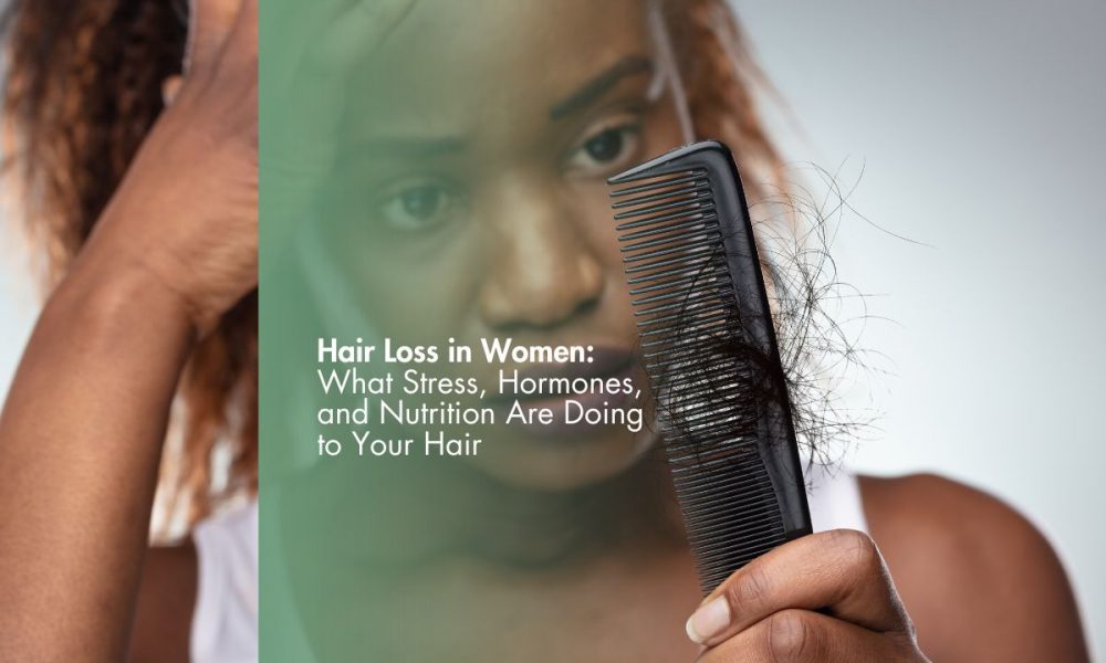 Hair Loss in Women: What Stress, Hormones, and Nutrition Are Doing to Your Hair