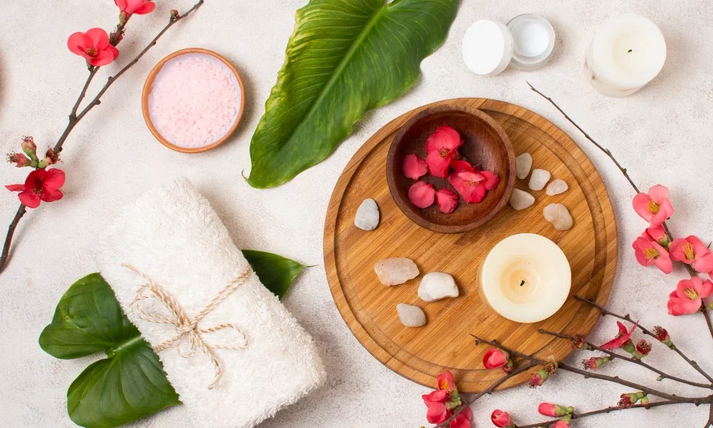 Holistic-rejuvenation-journey-top-view-spa-composition-with-plants-salt